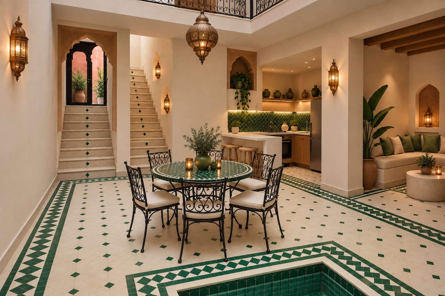 Riad Diour Saboune — second visuel du projet de rénovation